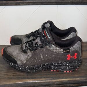 Under Armour Gray and Red Athletic Shoes Goretex